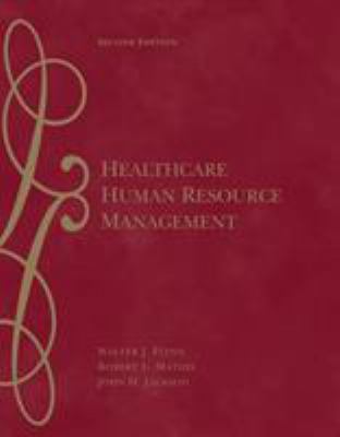 Healthcare Human Resource Management 0324317042 Book Cover