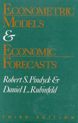 Econometric Models and Economic Forecasts 0070500983 Book Cover