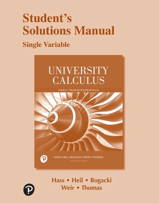 Student Solutions Manual for University Calculu... 0135166136 Book Cover