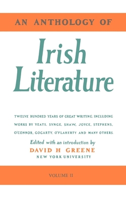 An Anthology of Irish Literature (Vol. 2) 081473006X Book Cover