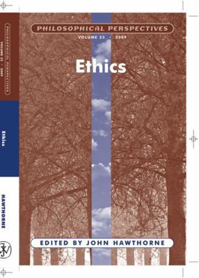Ethics, Volume 23 1444334638 Book Cover
