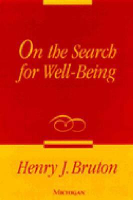 On the Search for Well-Being 0472087169 Book Cover