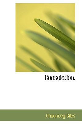 Consolation. 1110430256 Book Cover