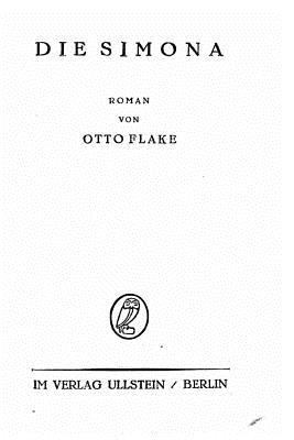 Die Simona, Roman [German] 1533089221 Book Cover