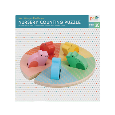 Nursery Counting Puzzle: Five Little Speckled F... [Spanish] 1797229249 Book Cover