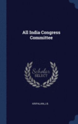 All India Congress Committee 1340298066 Book Cover