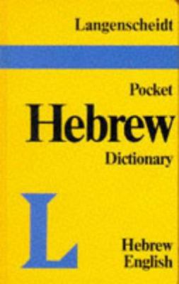 Langenscheidt Pocket Hebrew Dictionary Modern H... 346897082X Book Cover