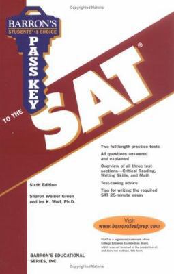 Pass Key to the SAT 0764134418 Book Cover