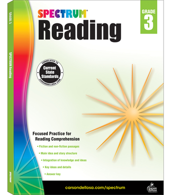 Spectrum Reading Workbook, Grade 3: Volume 22 1483812162 Book Cover