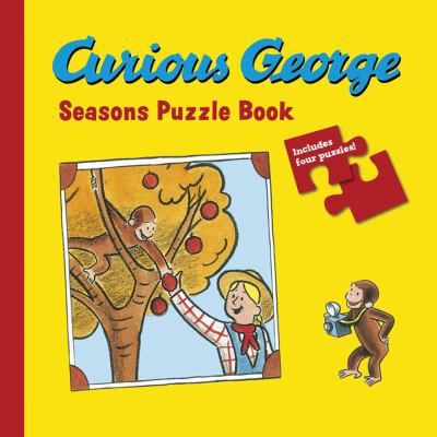 Curious George Seasons Puzzle Book Curious Geor... B006DUKB3M Book Cover