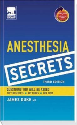 Anesthesia Secrets: With Student Consult Online... 1560536128 Book Cover