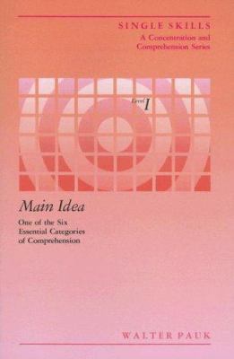 Main Idea: Reading Level 9-I 0890613761 Book Cover