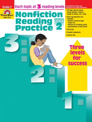 Nonfiction Reading Practice, Grade 2 1557999414 Book Cover