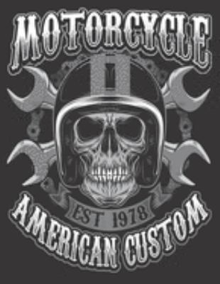 2020 Motorcycle Calendar and Planner For Bikers: 1978 Skull Biker Motorcycle American Custom - December 2019 - December 2020 - 8.5 X 11" Large - Organizer - Home - Family - Work - School -Rider- Art - 1691730211 Book Cover
