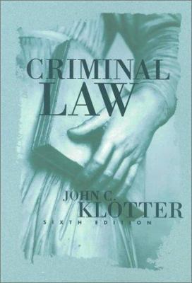 Criminal Law 1583605088 Book Cover