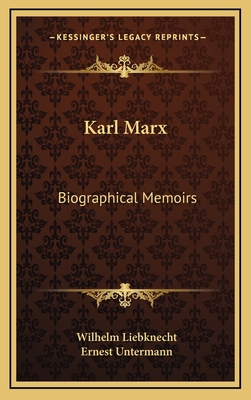 Karl Marx: Biographical Memoirs 1163468509 Book Cover