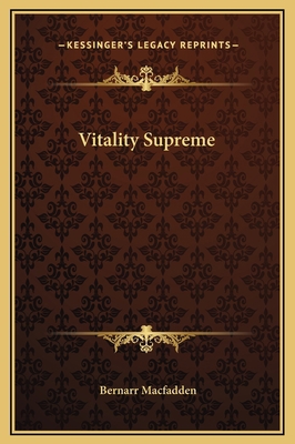 Vitality Supreme 1169308252 Book Cover