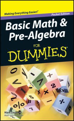 Basic Math & Pre-Algebra for Dummies 1118368339 Book Cover