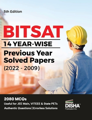 BITSAT 14 Yearwise Previous Year Solved Papers ... 9355641818 Book Cover