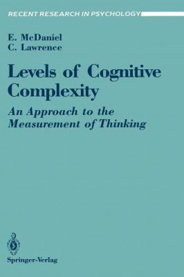 Levels of Cognitive Complexity: An Approach to ... 038797301X Book Cover