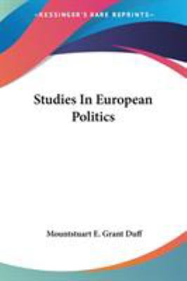 Studies In European Politics 1432647296 Book Cover