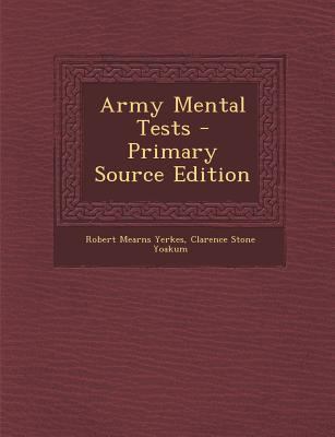 Army Mental Tests 128754987X Book Cover