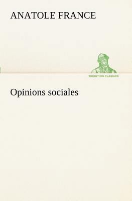 Opinions sociales [French] 3849129004 Book Cover