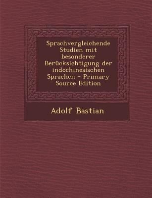 Sprachvergleichende Studien Mit Besonderer Beru... [German] 1293188948 Book Cover