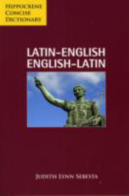 Latin-English/English-Latin Concise Dictionary 0781811058 Book Cover