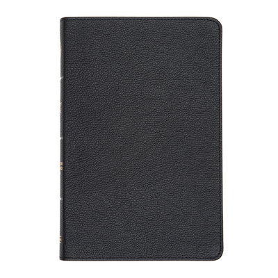 CSB Thinline Bible, Black Genuine Leather 1087767644 Book Cover