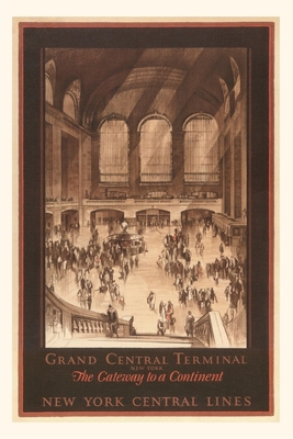 Vintage Journal Poster, Grand Central Station 1669509273 Book Cover