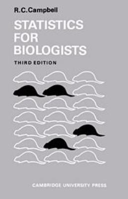 Statistics for Biologists 113916807X Book Cover