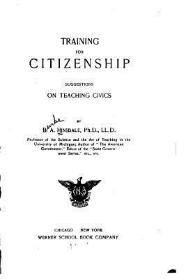 Training for Citizenship, Suggestions on Teachi... 1523988983 Book Cover