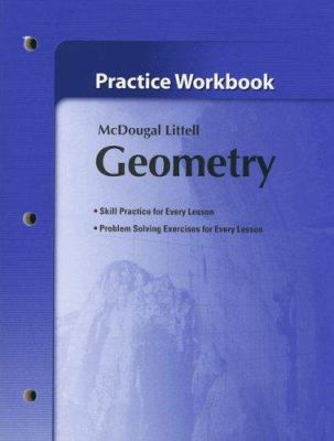 Holt McDougal Larson Geometry: Practice Workbook B0073C3M30 Book Cover