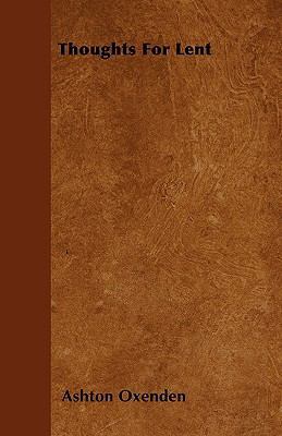 Thoughts For Lent 144603027X Book Cover