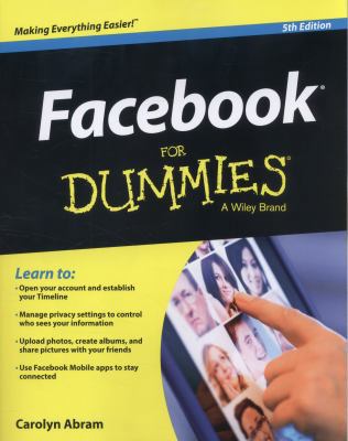 Facebook for Dummies 1118633121 Book Cover