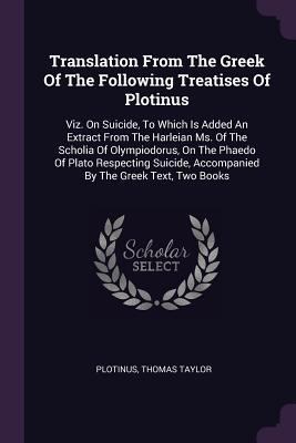 Translation From The Greek Of The Following Tre... 1378506804 Book Cover