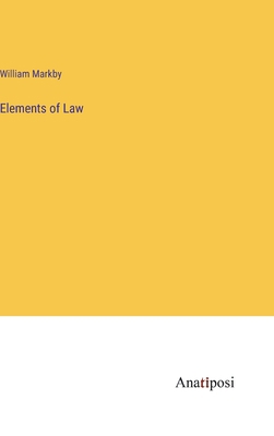 Elements of Law 3382120410 Book Cover