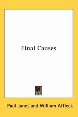 Final Causes 1417938722 Book Cover