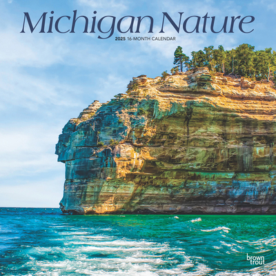 Michigan Nature 2025 12 X 24 Inch Monthly Squar... 1975475267 Book Cover