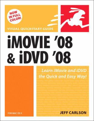 iMovie '08 and iDVD '08 for Mac OS X 032150187X Book Cover