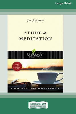 Study and Meditation (Large Print 16 Pt Edition) [Large Print] 1038722659 Book Cover