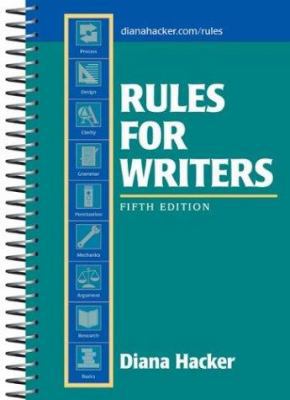 Rules for Writers 0312406851 Book Cover