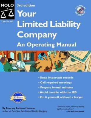 Your Limited Liability Company: An Operating Ma... 0873379993 Book Cover