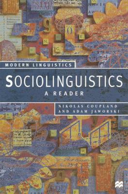 Sociolinguistics: A Reader and Coursebook (Palg... 0333611802 Book Cover