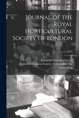 Journal of the Royal Horticultural Society of L... 1015282865 Book Cover