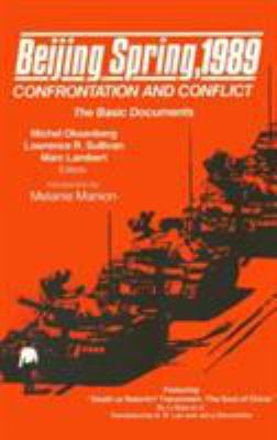 Beijing Spring 1989: Confrontation and Conflict... 0873326830 Book Cover