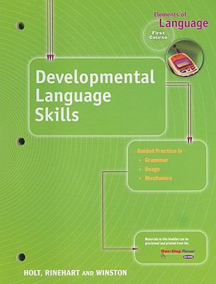 Elements of Language: Developmental Language Sk... 0030700590 Book Cover