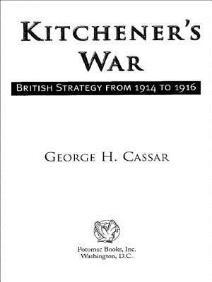 Kitchener's War 1612344453 Book Cover