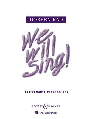 We Will Sing!: Performance Program One 0913932647 Book Cover
